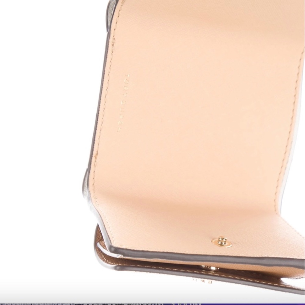 New! Tory Burch Color Block Compact Wallet - image 3